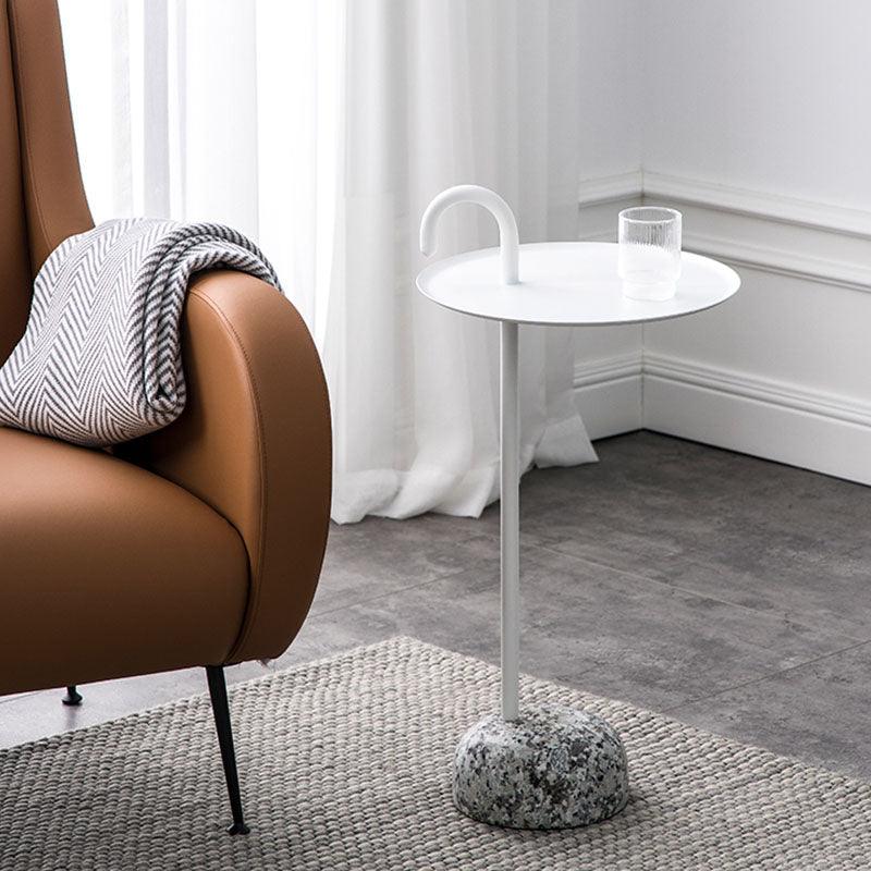 Stone Crutch Side Table, Black - Miola