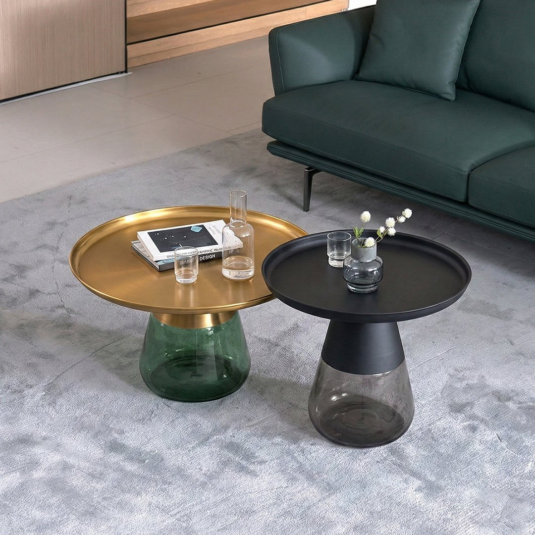Eros Coffee Table, Glass - Miola
