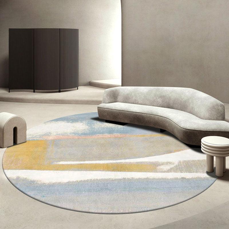 Halo Round Wool Rug, Various Shapes Available - Miola