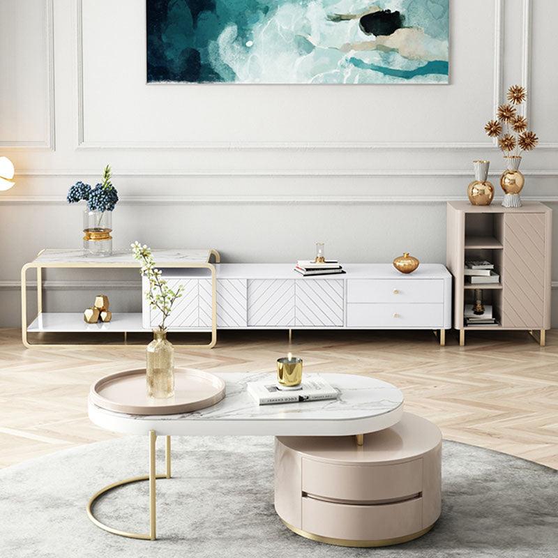 Adelaide TV Stand, White - Miola