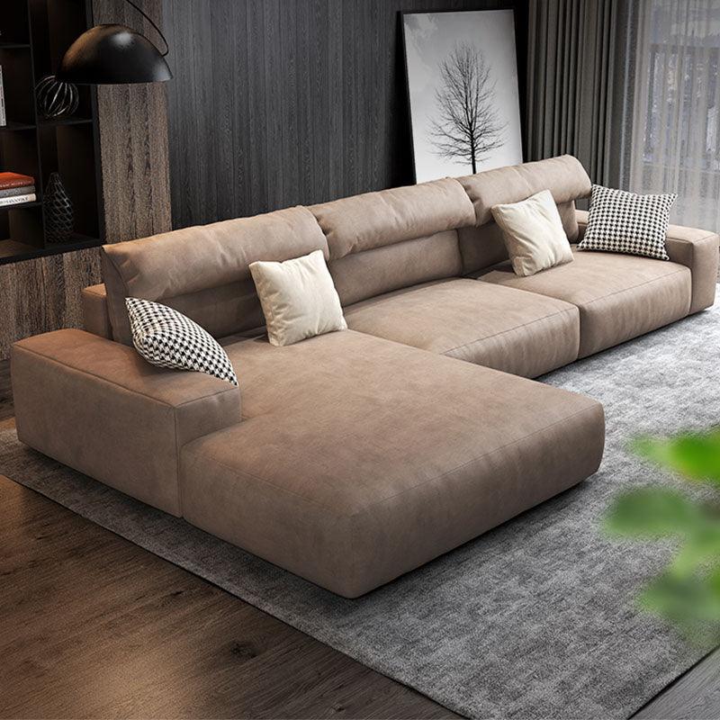 Montgomery Three Seater / Four Seater Corner Sofa, Leathaire - Miola
