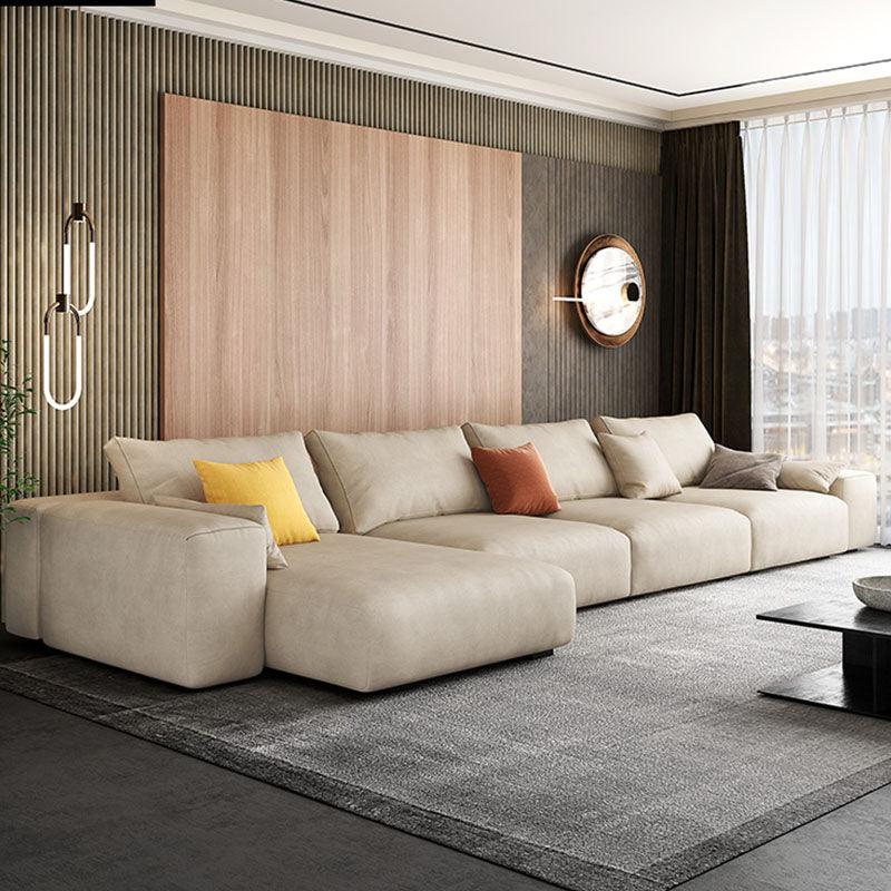 R87 Calvin Two Seater, Three Seater, Four Seater Sofa, Leathaire - Miola
