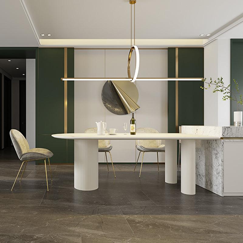La Plainville Dining Table, White - Miola
