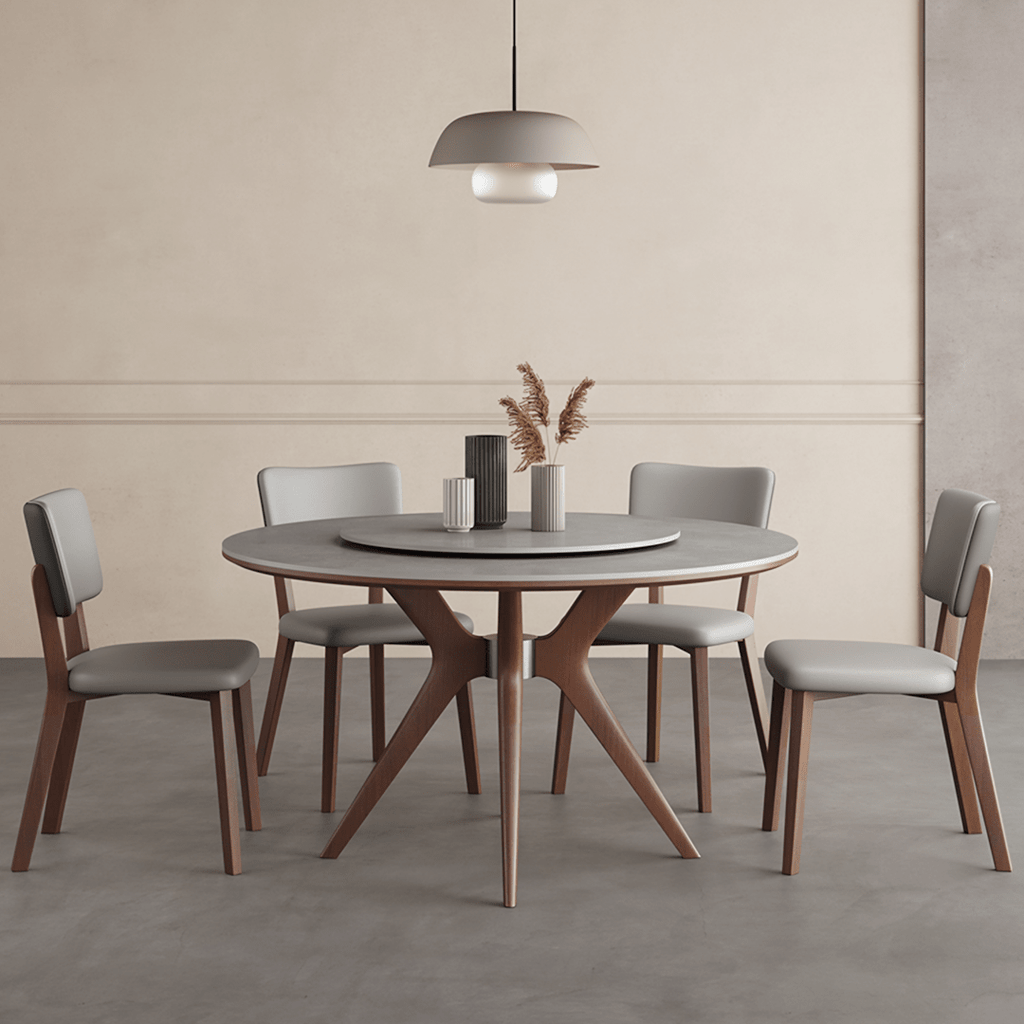 Leah Round Dining Table Set - Miola