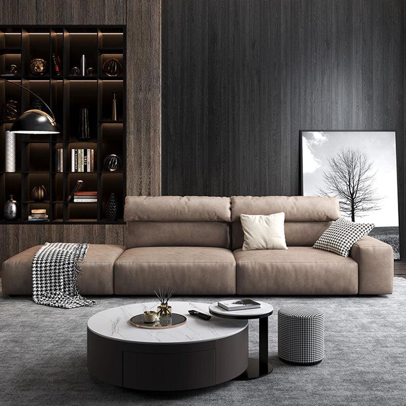 Montgomery Two Seater Sofa, Single Seater, Leatheraire - Miola