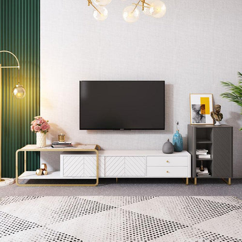 Adelaide TV Stand, White - Miola