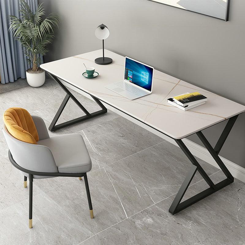 Simone Office Desk, Sintered Stone - Miola