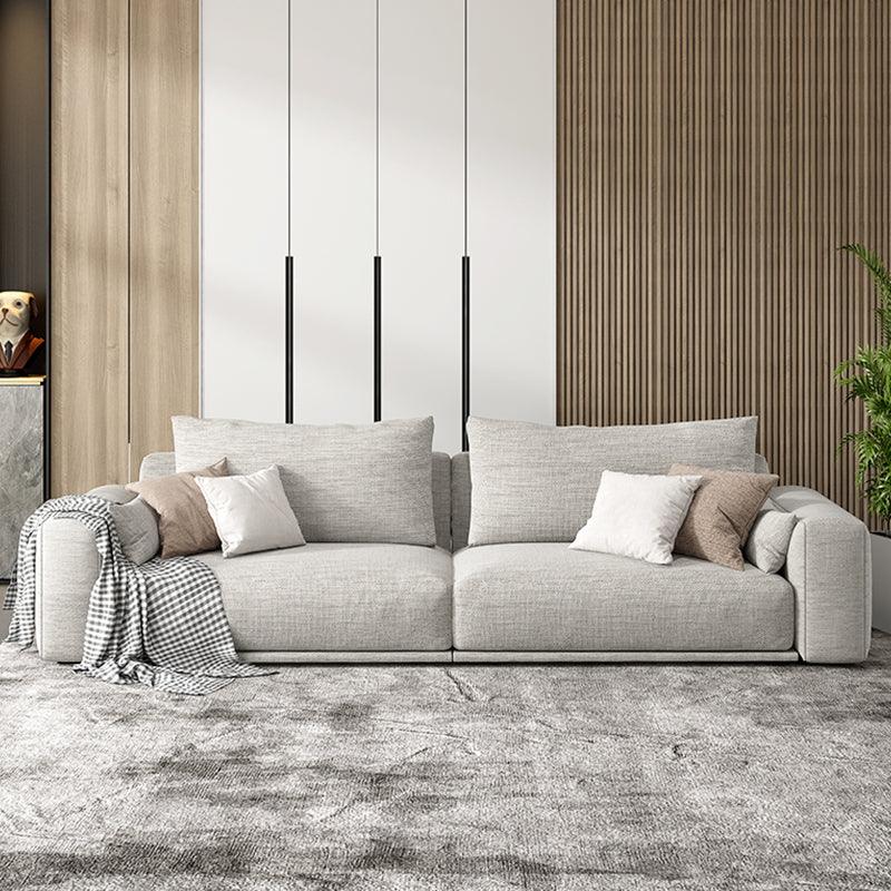 Frances Three Seater Corner, Four Seater Corner Sofa, Cotton Linen - Miola