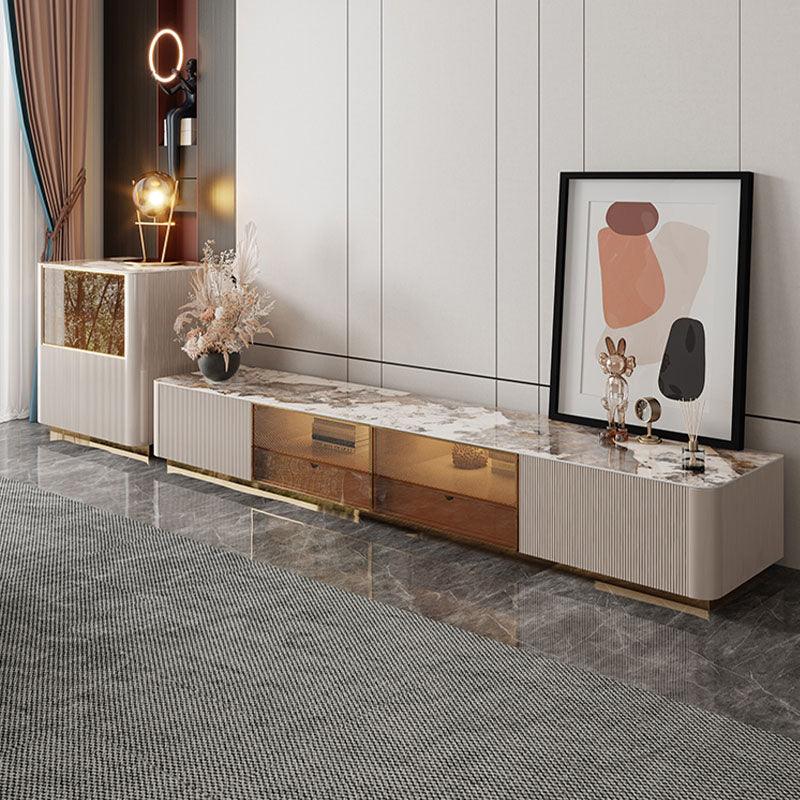 Eden II Living Room Coffee Table Set, TV Stand - Miola