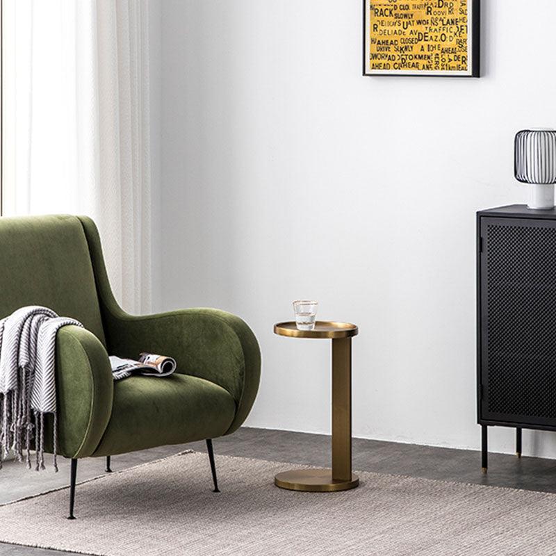 Christo Side Table, Gold - Miola