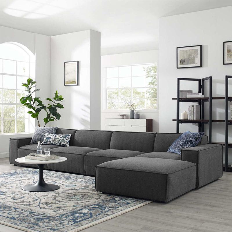 Lynnbrook Two Seater Sofa, Linen - Miola