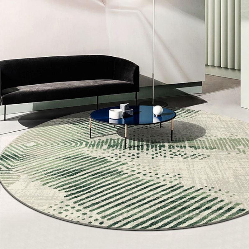 Vaserely Round Wool Rug, Various Shapes Available - Miola