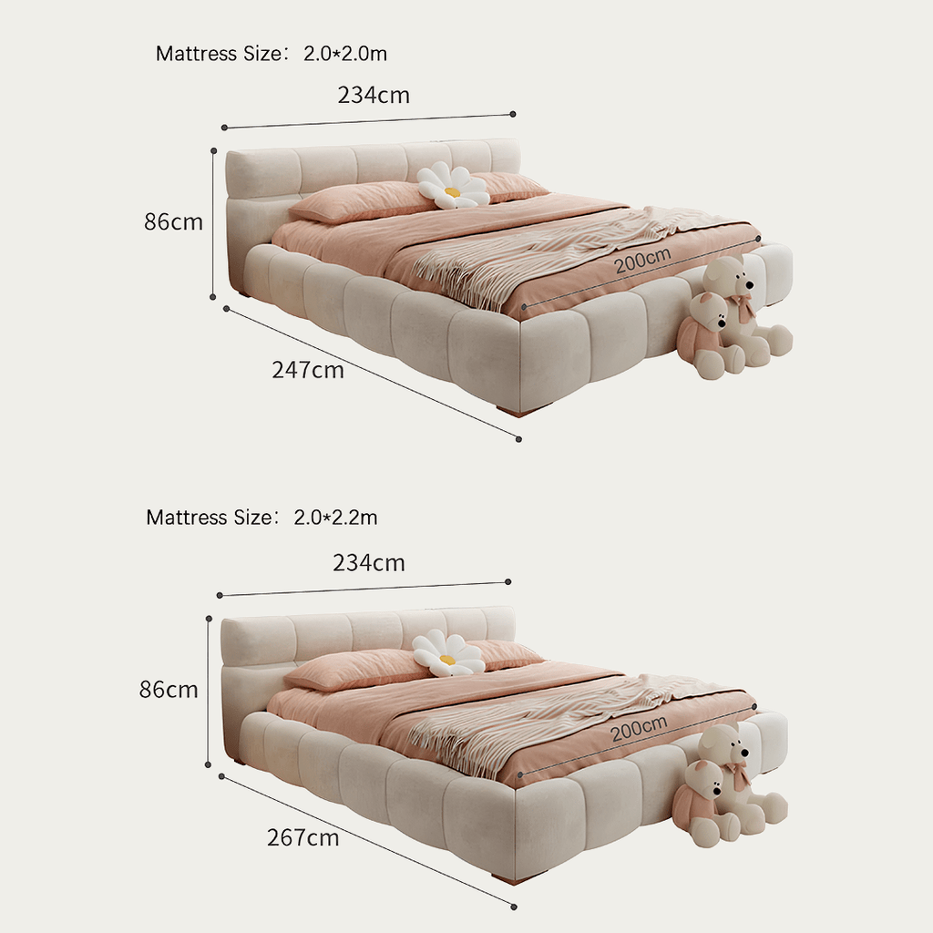 Mamie King Size Bed, More Sizes, Velvet With Storage, Gaslift - Miola