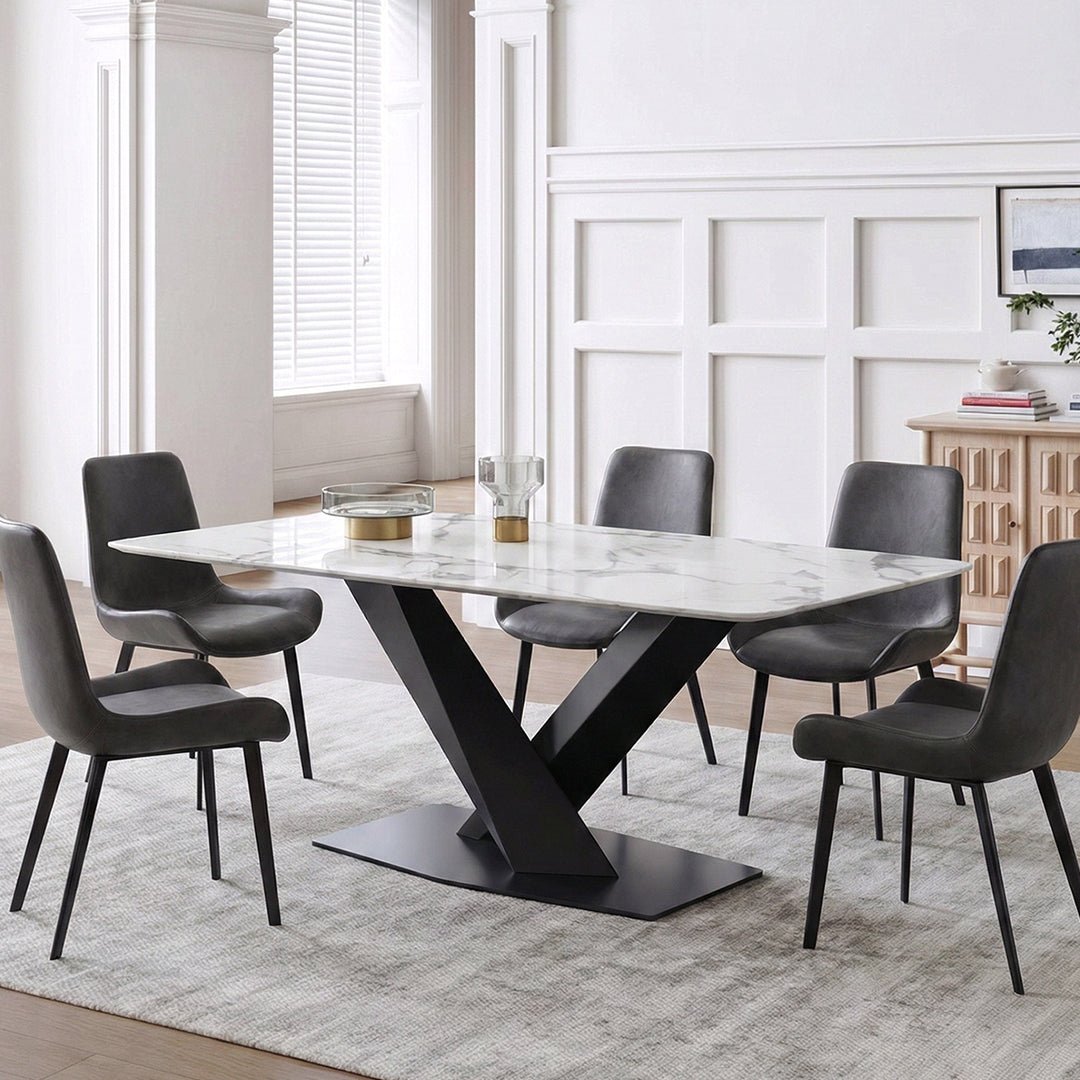 Sanders Dining Table, Sintered Stone - Miola