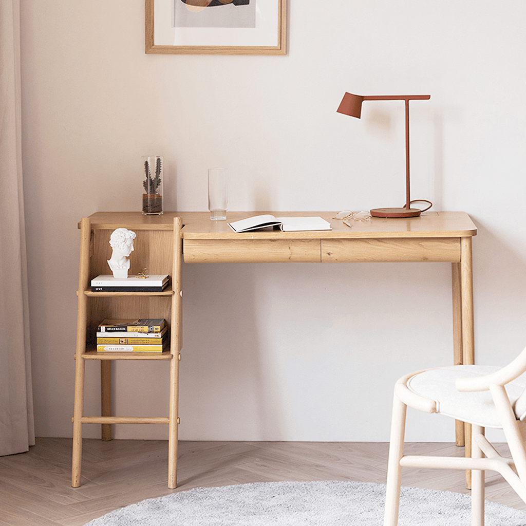 Sadie Office Desk, Ash - Miola