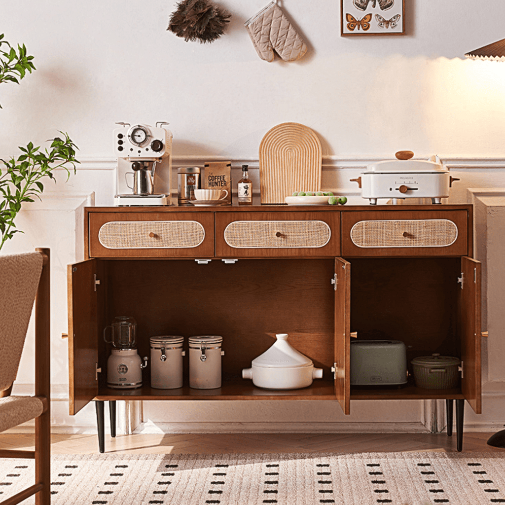 Antonio Long Sideboard, Solid Wood - Miola