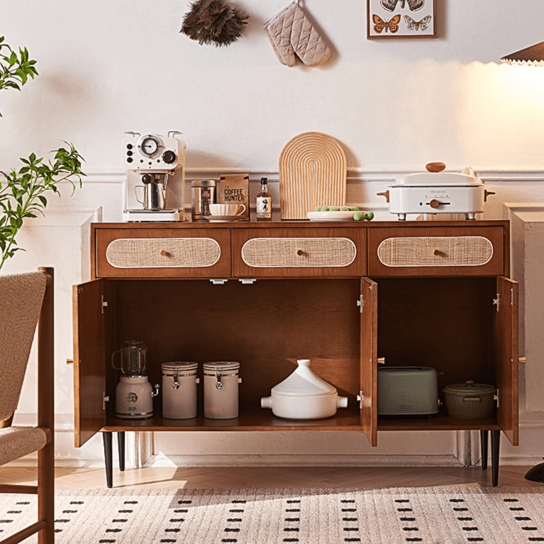 Antonio Long Sideboard, Solid Wood - Miola