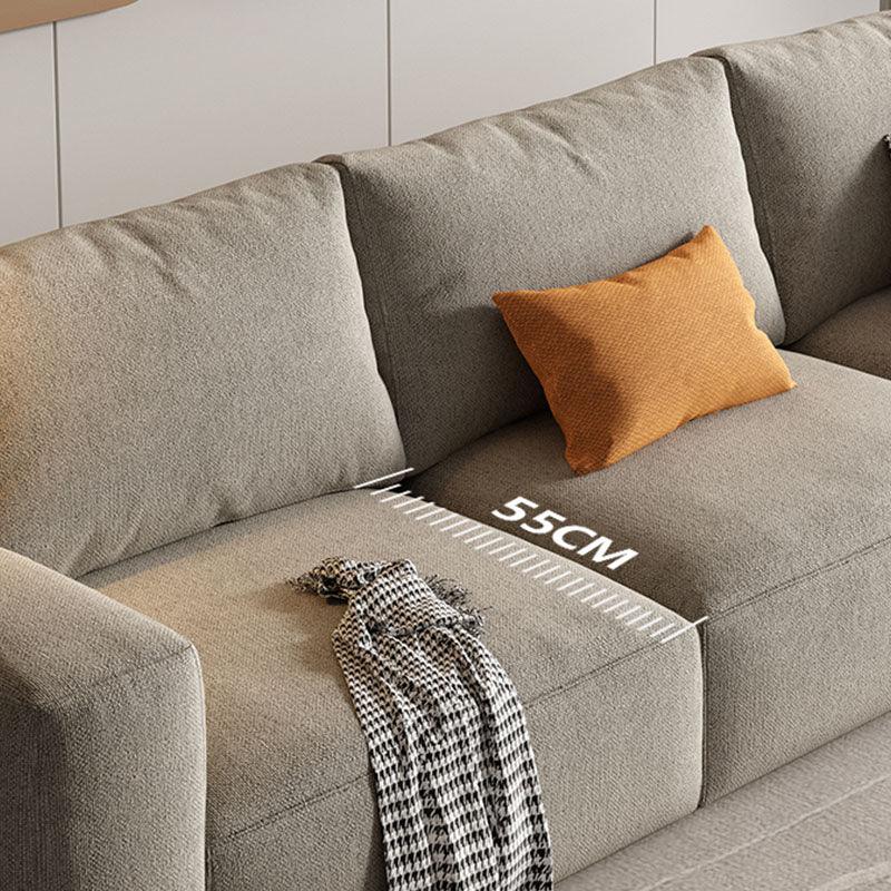 Lionel Three Seater Sofa, Linen - Miola