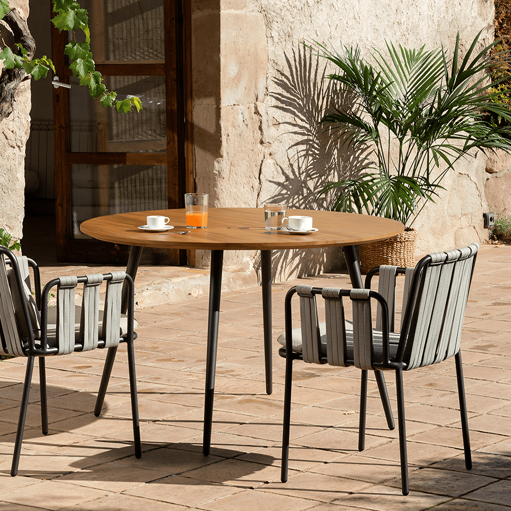 Artemis Outdoor Rattan Dining Chair, For Patio Garden - Miola