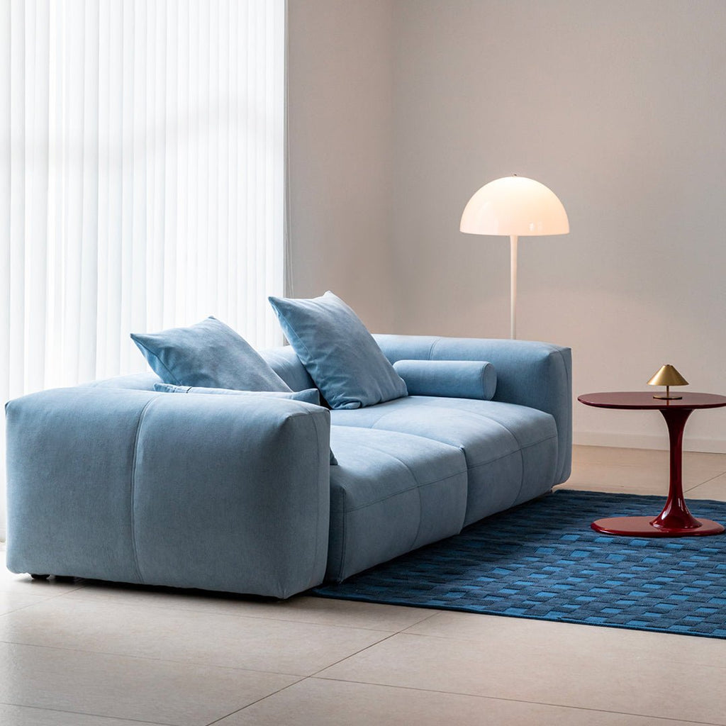 Gagnon Modular Sofa, Two Seater Sofa, Blue - Miola