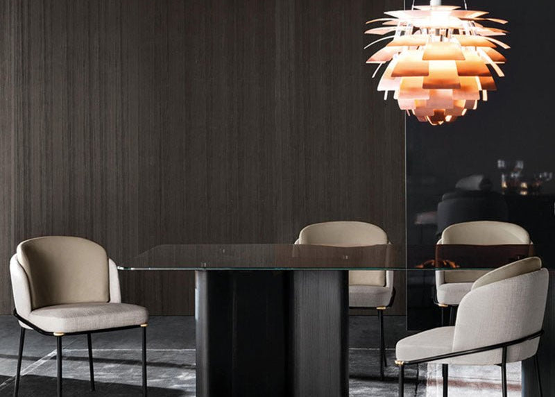 Theobald Dining Chair, Grey - Miola