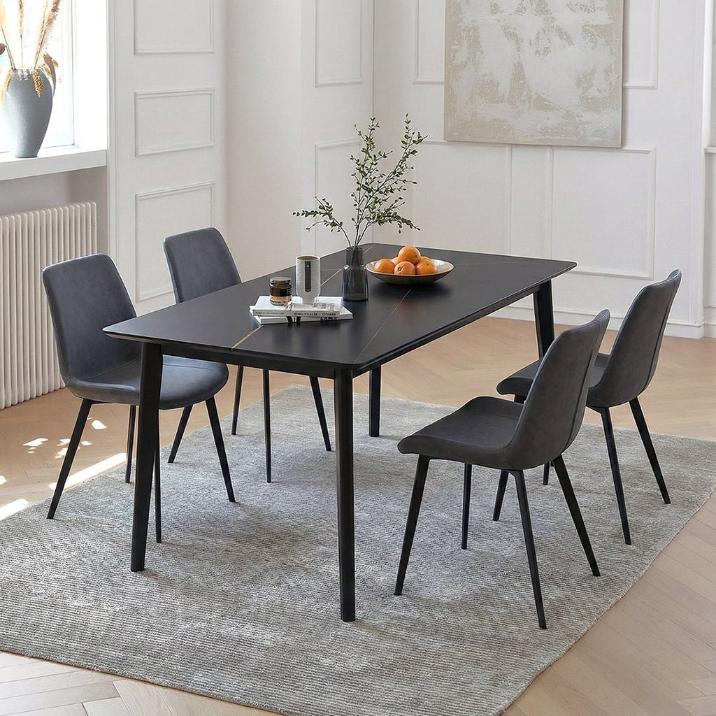 Samirah Dining Table, Sintered Stone - Miola