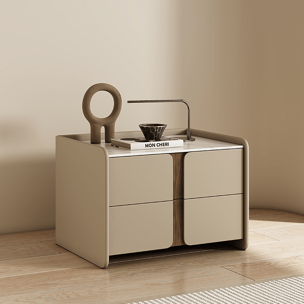 Noa Antique Bedside Table - Miola