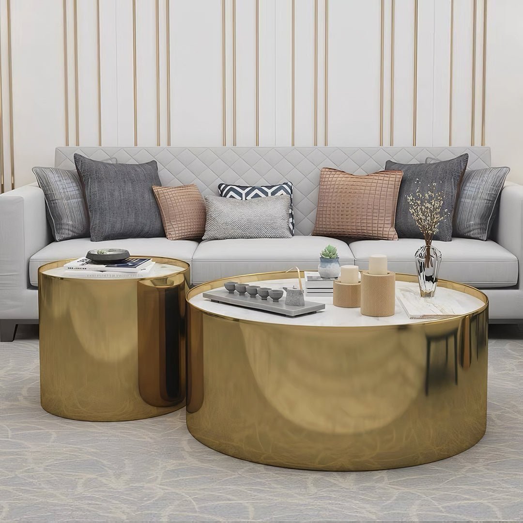 Luxury Coffee Table Set, Sintered Stone - Miola