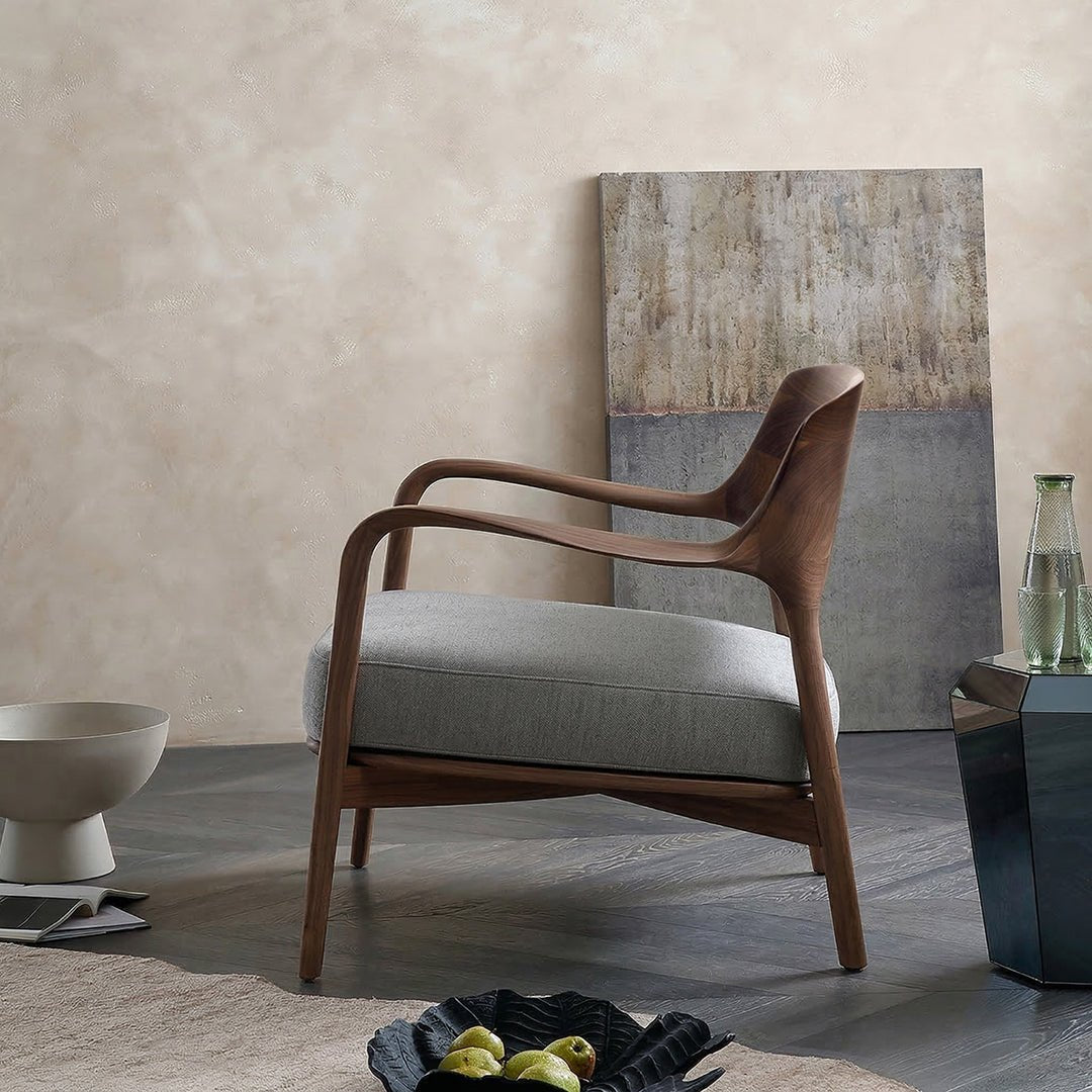 Hans Wegner Inspired Armchair, Dark Oak - Miola