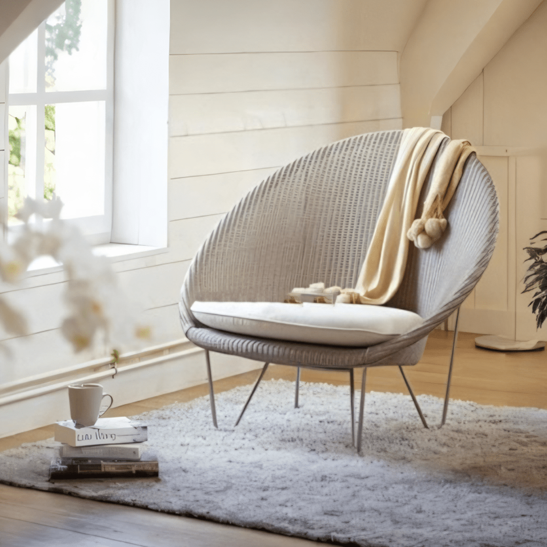 Munkhbat Rattan Garden Chair, Outdoor Lounge Chair - Miola