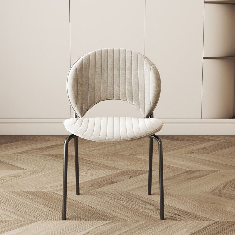 Jerome Shell Dining Chair, Velvet - Miola