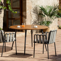 Artemis Outdoor Round Dining Table Set, For Patio Garden - Miola
