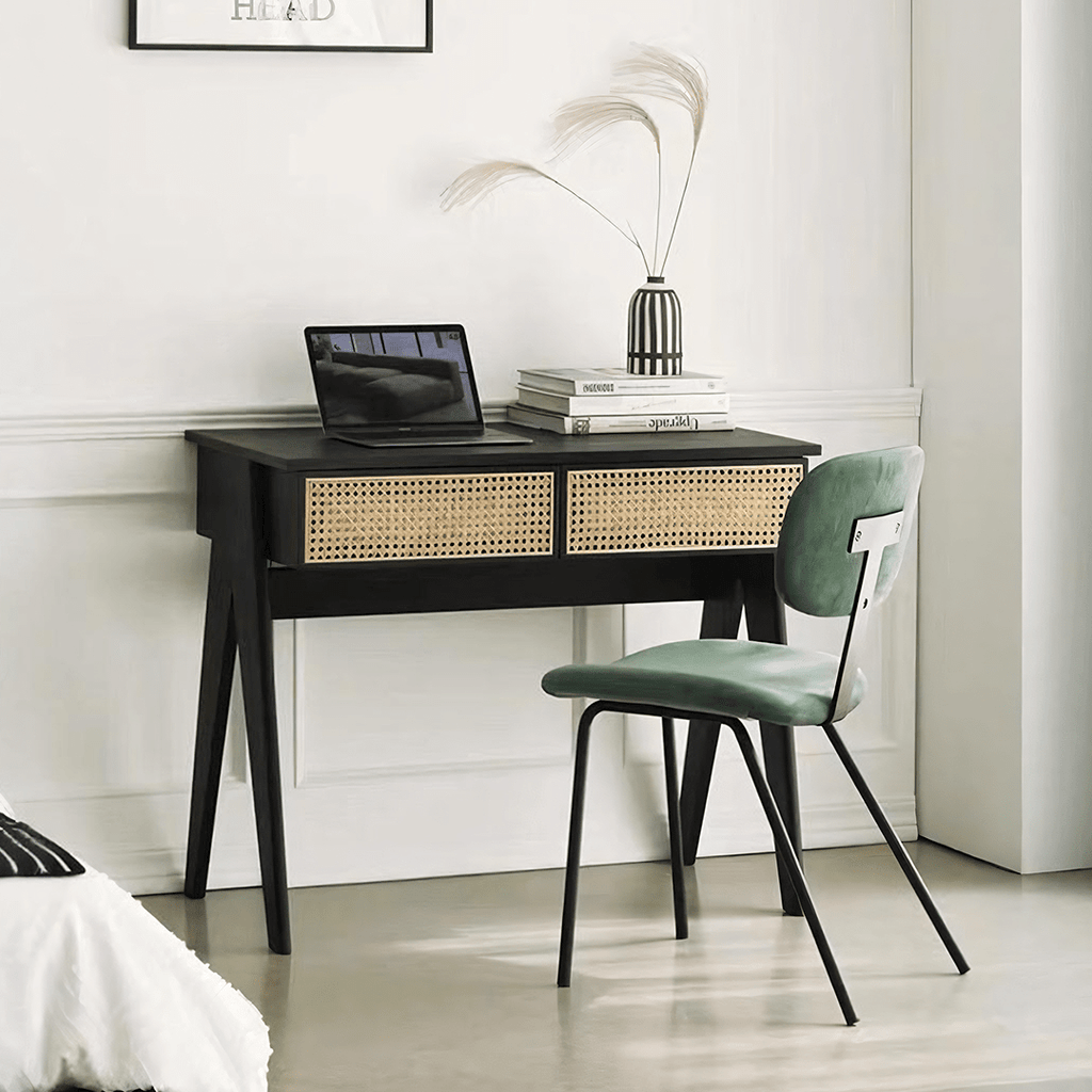 Lambeth Office Desk, Black - Miola