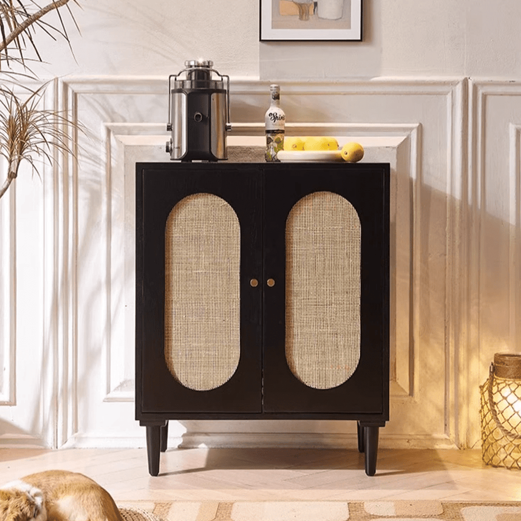Beatrix Retro Rattan Sideboard - Miola