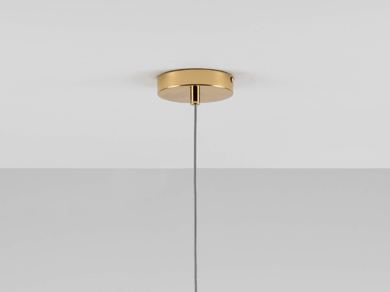 Green marble ceiling pendant fitting
