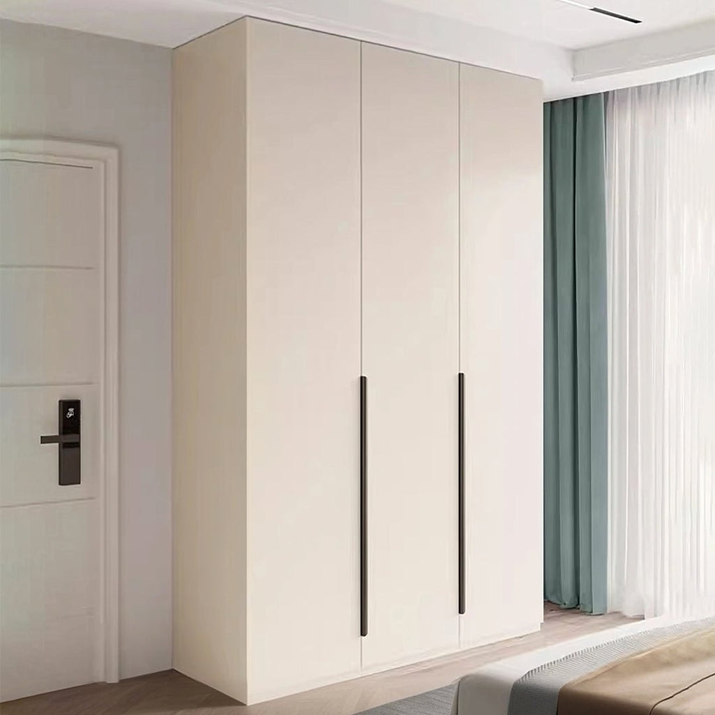Petrov Wooden Wardrobe, Cream - Miola
