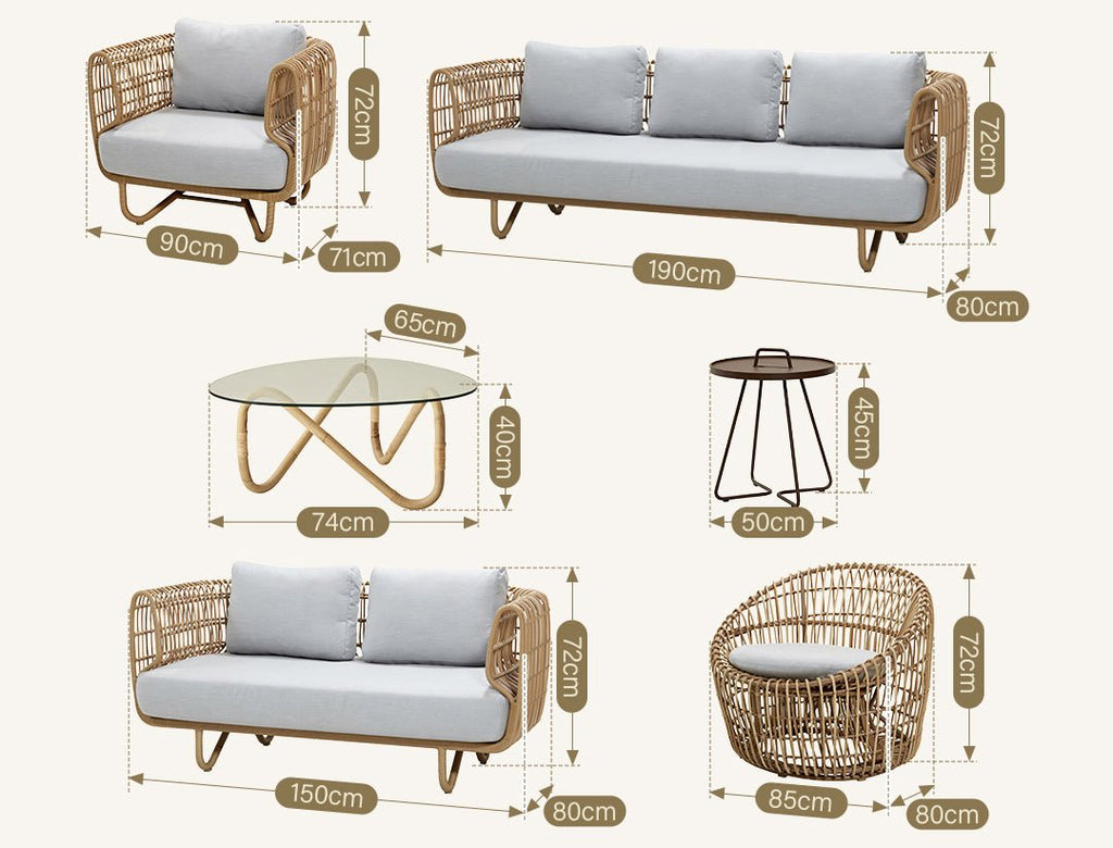 Morpheus Outdoor Rattan Sofa Set - Miola