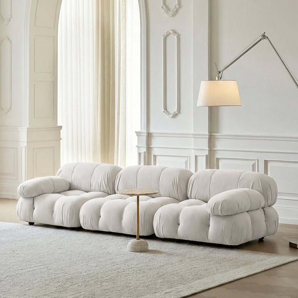 B&B Italia Camaleonda Style Sofa, Three Seater Sofa, Modular Sofa, Velvet - Miola