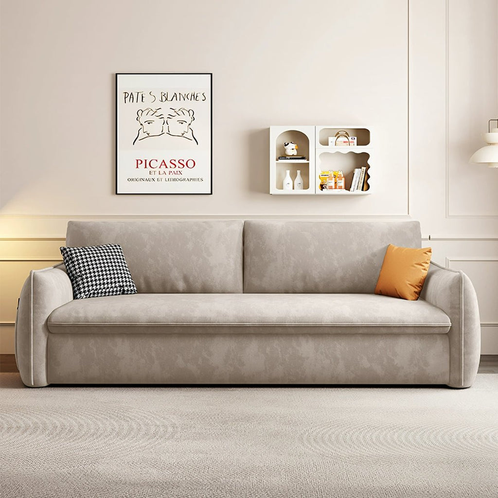 Fernandez Two Seater, Three Seater Sofa Bed With Storage, Suede - Miola