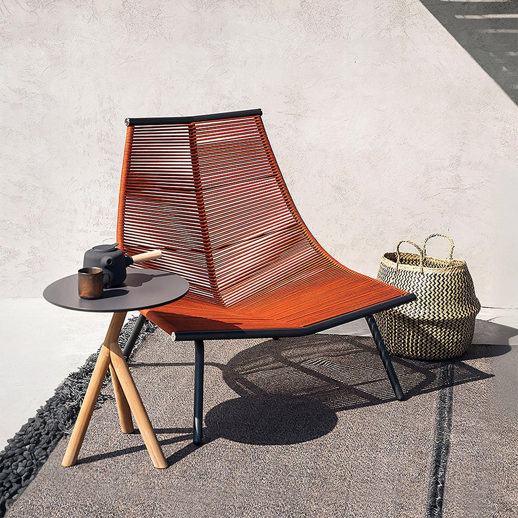 Iqbal Outdoor Lounge Chair With Footstool - Miola