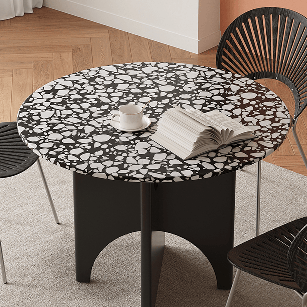 Oighrig Terrazzo Round Dining Table - Miola