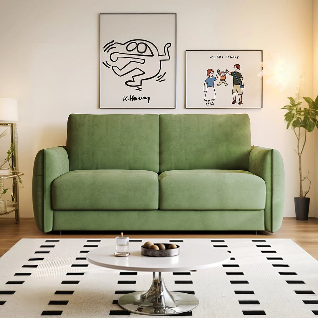 Kaur Two Seater Sofa Bed, Pull Out Sleeper Sofa Bed, More Colours - Miola