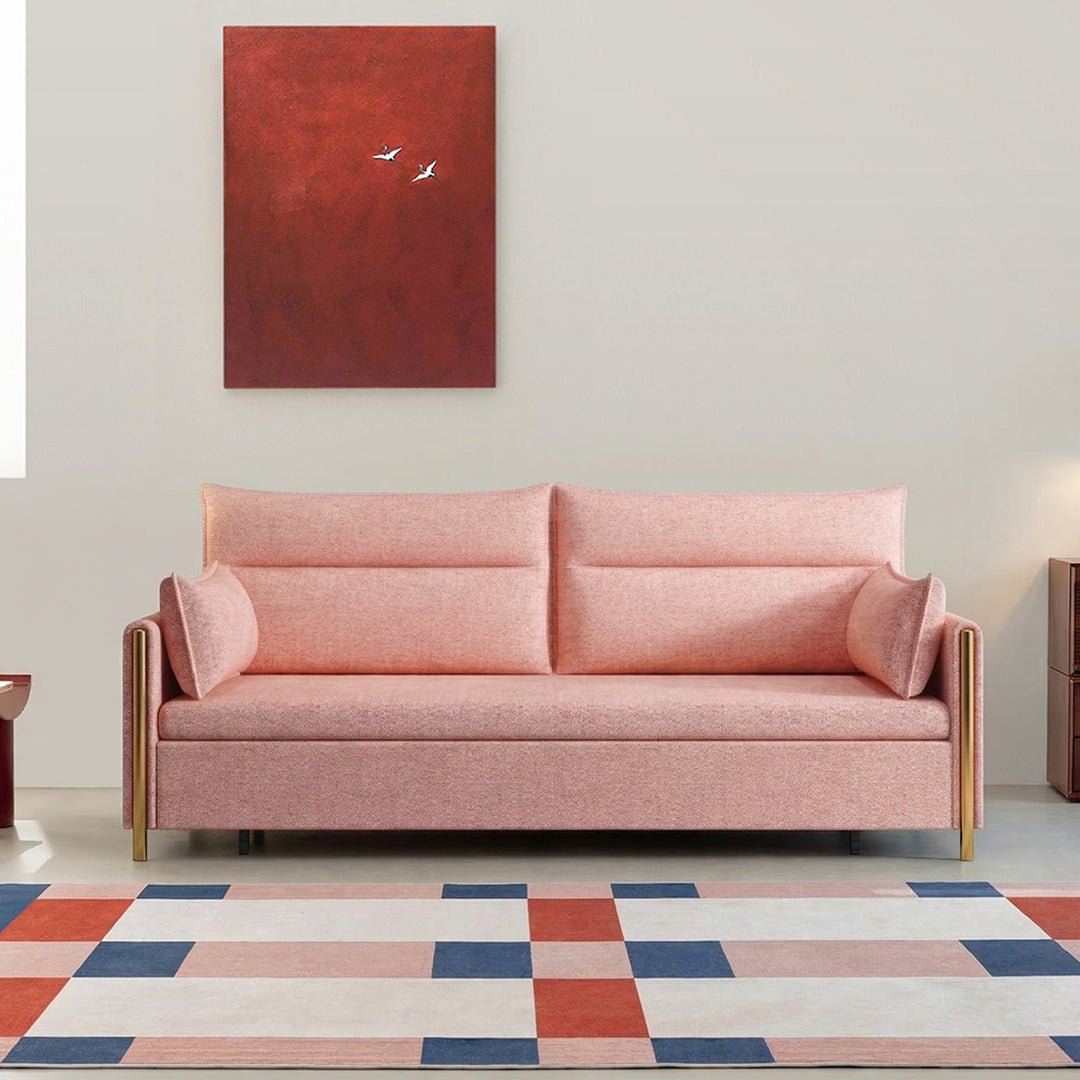 SB122 Two Seater Sofa Bed, Linen - Miola