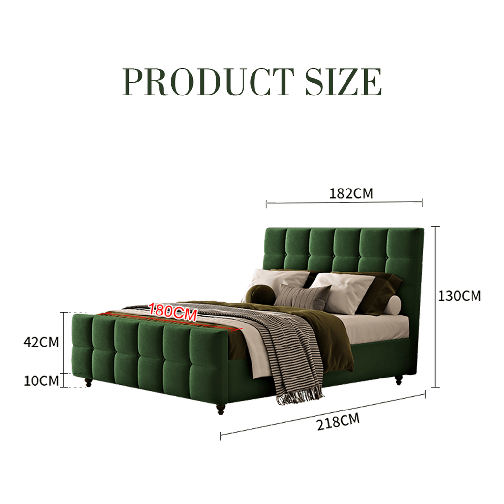 Thessaly Modern Double Bed - Miola