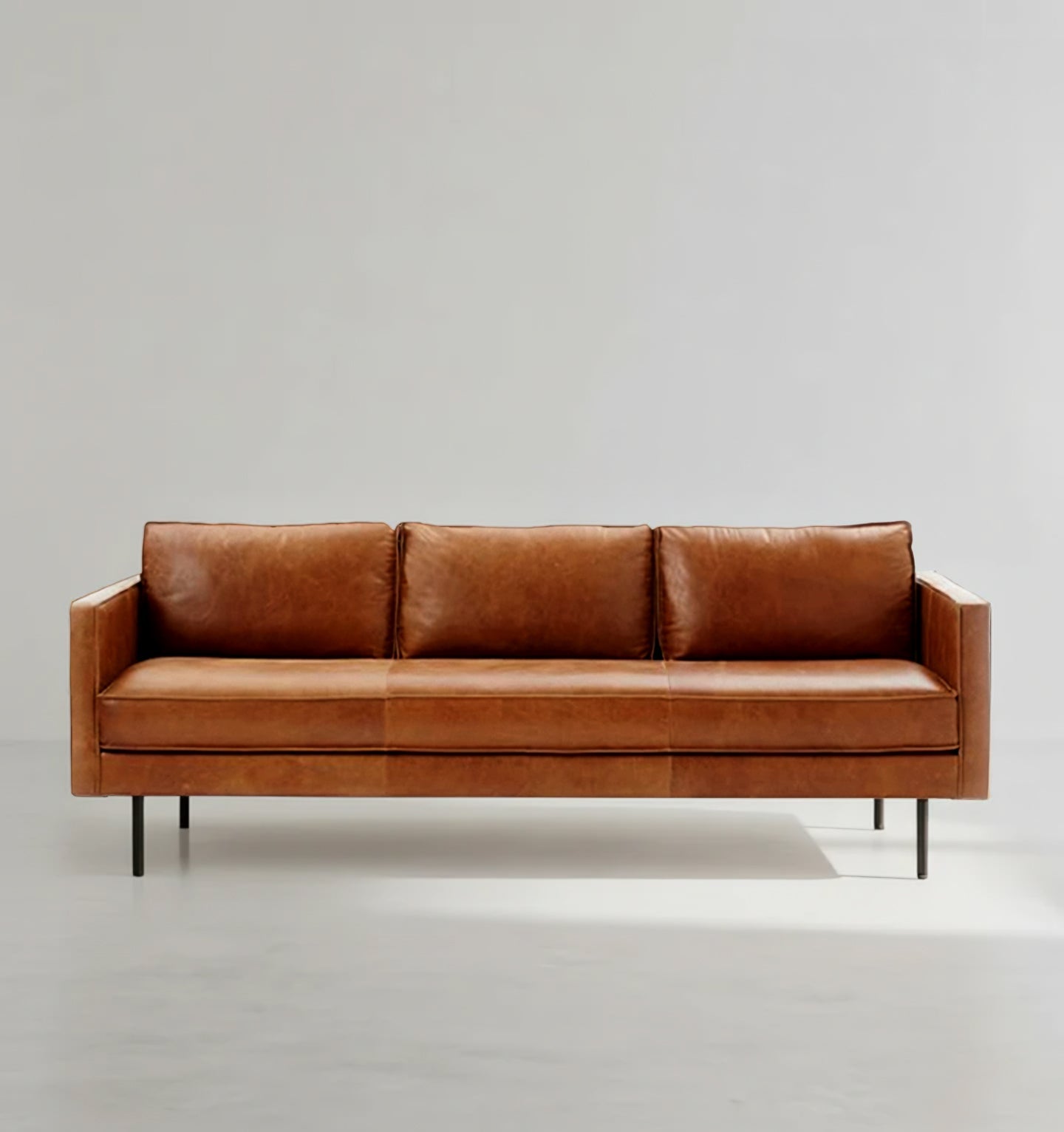 Barbican Two Seater, Three Seater Sofa, Real Leather - Miola