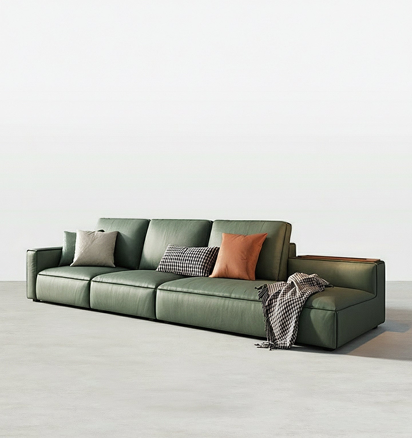 Cyril L511 Four Seater Sofa, Five Seater Sofa, Sixe Seater Sofa, Modular Sofa, Green - Miola