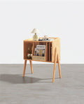 Calvin Side Table with Mini Book Storage - Miola
