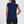 Load image into Gallery viewer, Frill Neck Blouse Top In Navy
