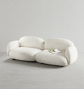 Caden Cloud Two Seater Sofa, White Boucle - Miola