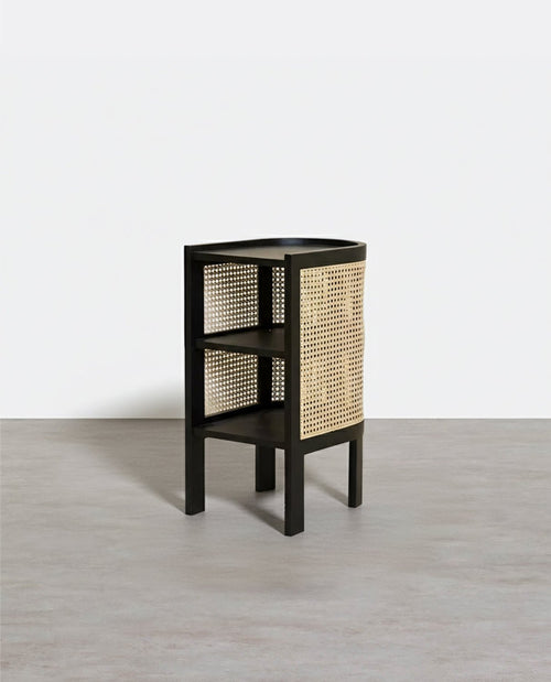Alena Rattan Side Table - Miola